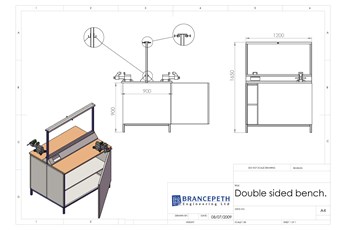 Double sided bench Double sided bench